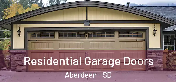  Residential Garage Doors Aberdeen - SD