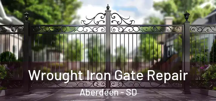 Wrought Iron Gate Repair Aberdeen - SD